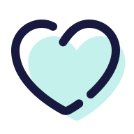 Cartoon love heart