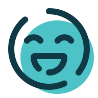 Cartoon smiley face